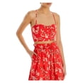thumbnail image 1 of A.L.C. Womens Ruched Side Zipper Cropped, 1 of 2