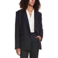 thumbnail image 1 of A.L.C. womens  Mavis Wool-Blend Jacket, 12, Navy, 1 of 3