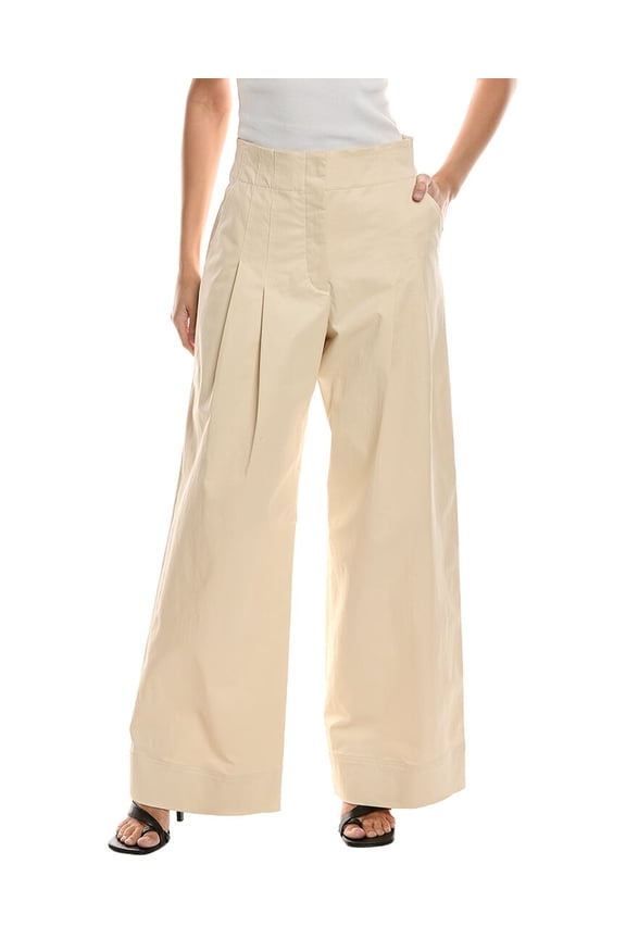 A.L.C. womens  Bennett Pant, 10, Beige