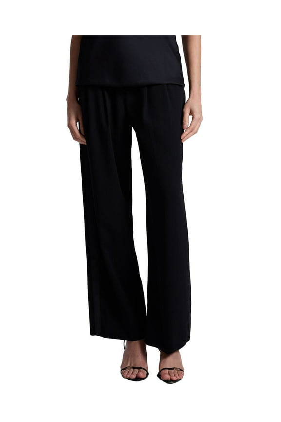 A.L.C. womens  Chase Wool-Blend Tux Pant, 4, Black