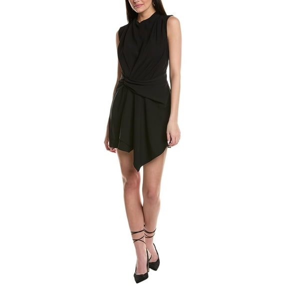 A.L.C. womens Dion Mini Dress, 6, Black