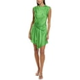 thumbnail image 1 of A.L.C. womens  Dion Mini Dress, 6, Green, 1 of 3