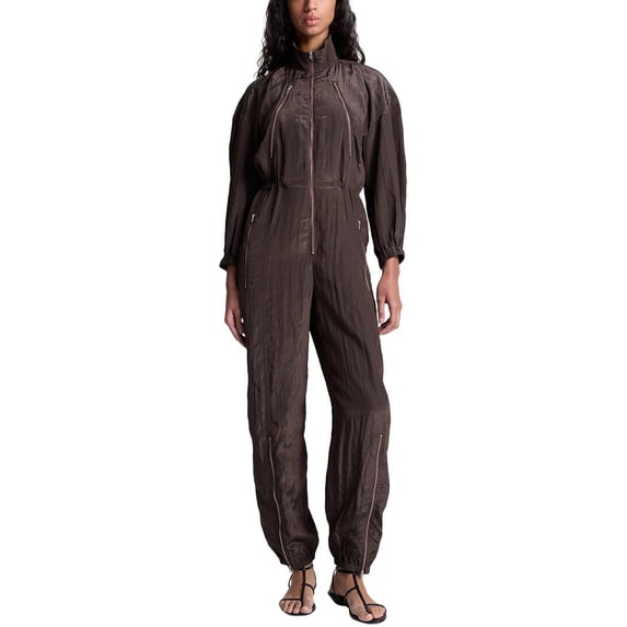 A.L.C. womens Gavin Jumpsuit, m, Brown