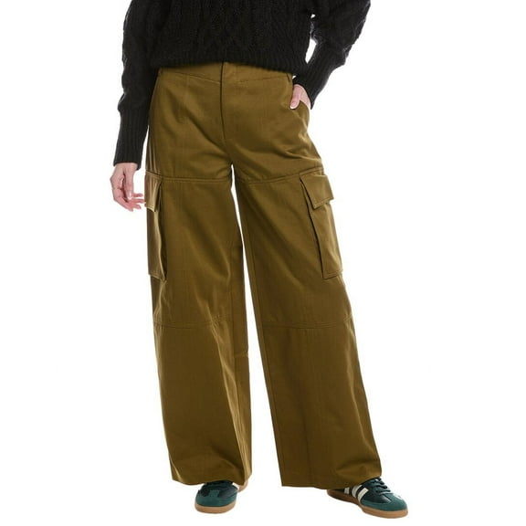 A.L.C. womens  Hudson Pant, 4, Green