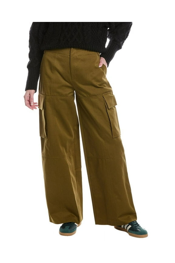 A.L.C. womens Hudson Pant, 4, Green