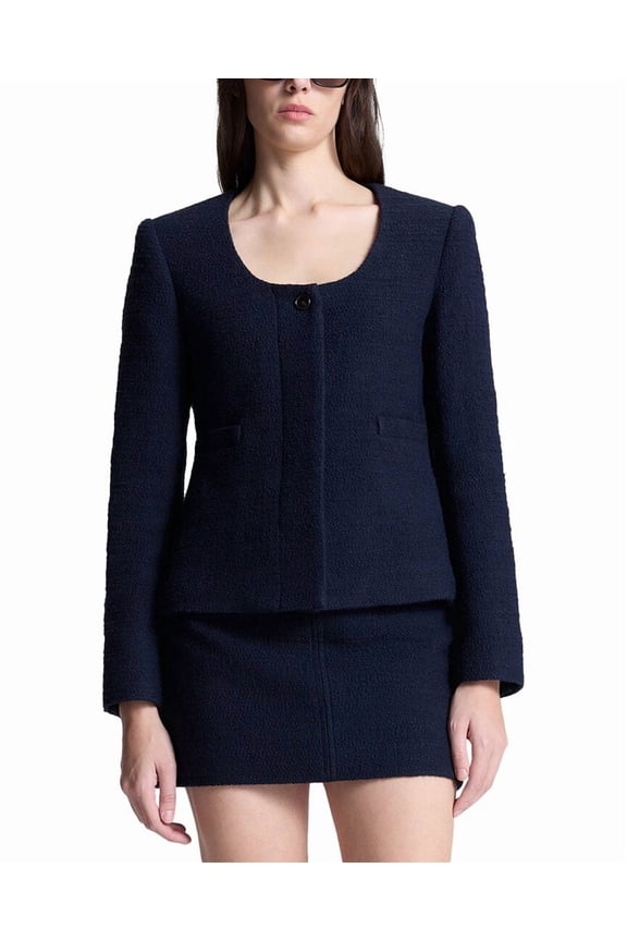 A.L.C. womens Irene Jacket, 0, Blue