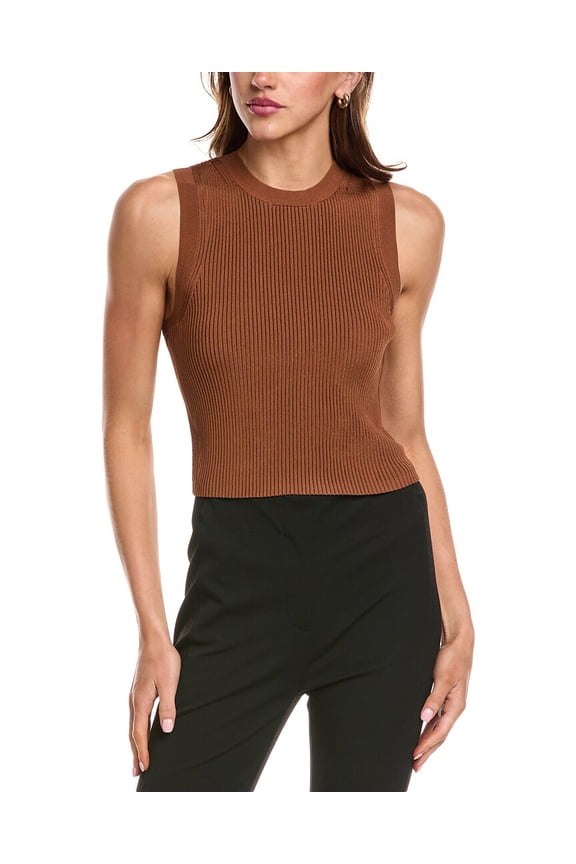 A.L.C. womens Kayla Top, XL, Brown