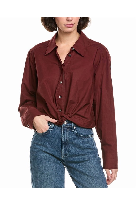 A.L.C. womens Leo Top, 10, Red