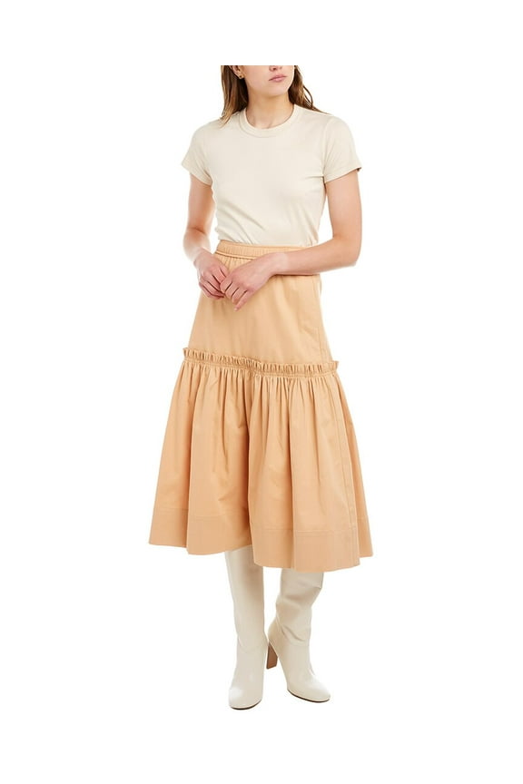 A.L.C. womens Louisa Midi Skirt, 00