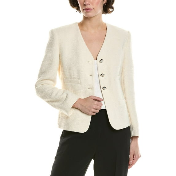 A.L.C. womens Luca Wool-Blend Jacket, 8, Black