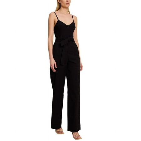 A.L.C. womens Mila Linen-Blend Jumpsuit, 6