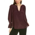 thumbnail image 1 of A.L.C. womens  Nomad Silk-Blend Blouse, 4, 1 of 3
