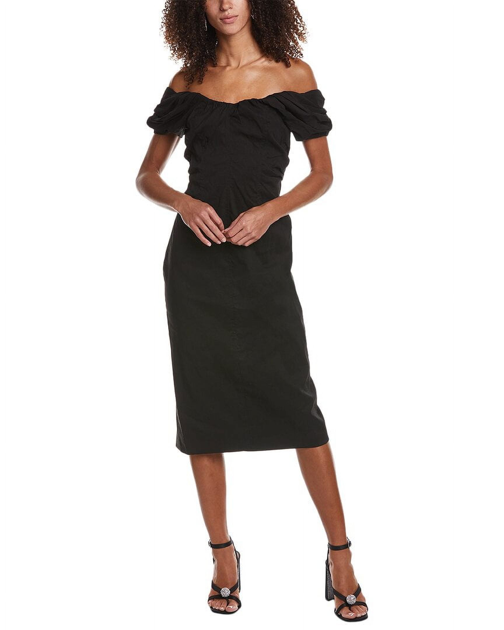 chinese dress ladies Rove Linen-Cotton Midi Dress - Crossover Back-Ties main image 0