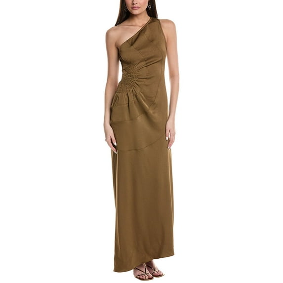 A.L.C. womens Paige Maxi Dress, 12, Brown