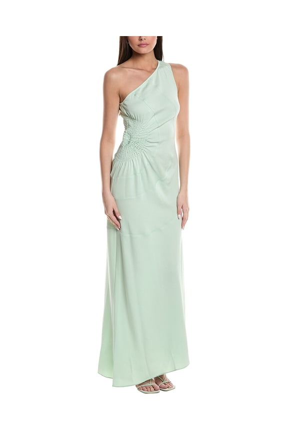 A.L.C. womens Paige Maxi Dress, 8, Green