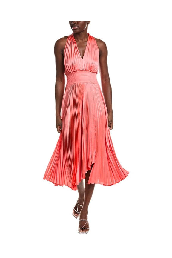 A.L.C. womens  Rose Dress, 8, Orange