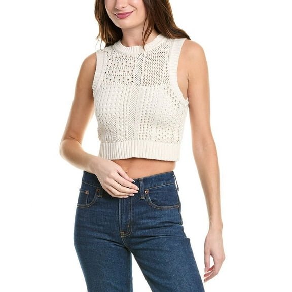 A.L.C. womens Sawyer Top, XL, White