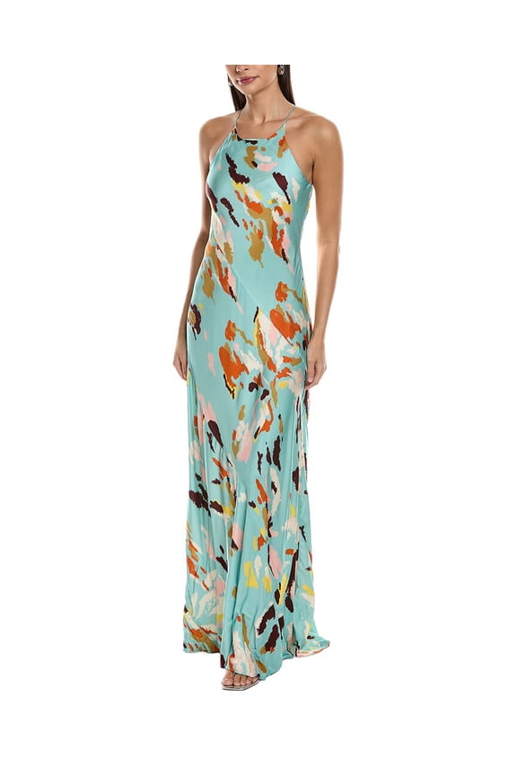A.L.C. womens  Sybil Maxi Dress, 2, Green