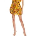 thumbnail image 1 of A.L.C. womens  Vera Silk Skirt, 0, Yellow, 1 of 3