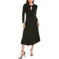 thumbnail image 1 of A.L.C. womens  Xenia Midi Dress, 0, Black, 1 of 3