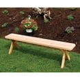 thumbnail image 1 of A & L Furniture Western Red Cedar Crossleg Backless Bench, 1 of 1