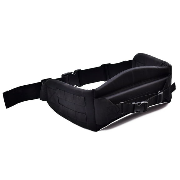 A.L.I.C.E Kidney Belt for Framed Rucksack A.L.I.C.E. Pack Kidney Pad with Waist Strap and Frame attaching Belt LC-2 Kidney Pad BLACK