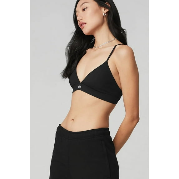 A-L-O Sports Pearl Underwear Women's Sexy V-neck Strap Beautiful Back Triangle Yoga Fitness Bra