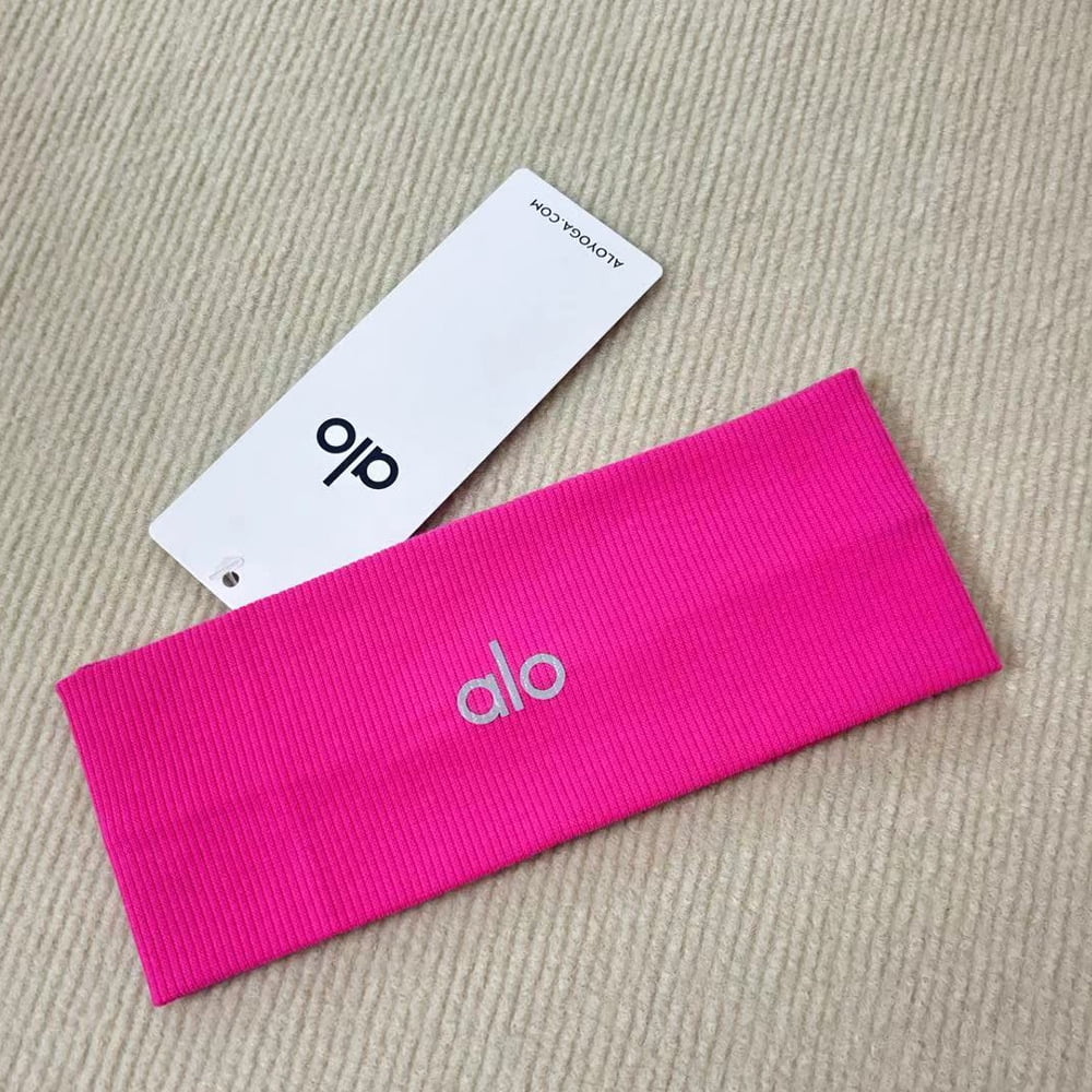 Alo Headbands - Multiple Colors (Pink, Black, Red, Navy, Grey) Alo Yoga Performance Conquer Headbands – | Mercari main image 4