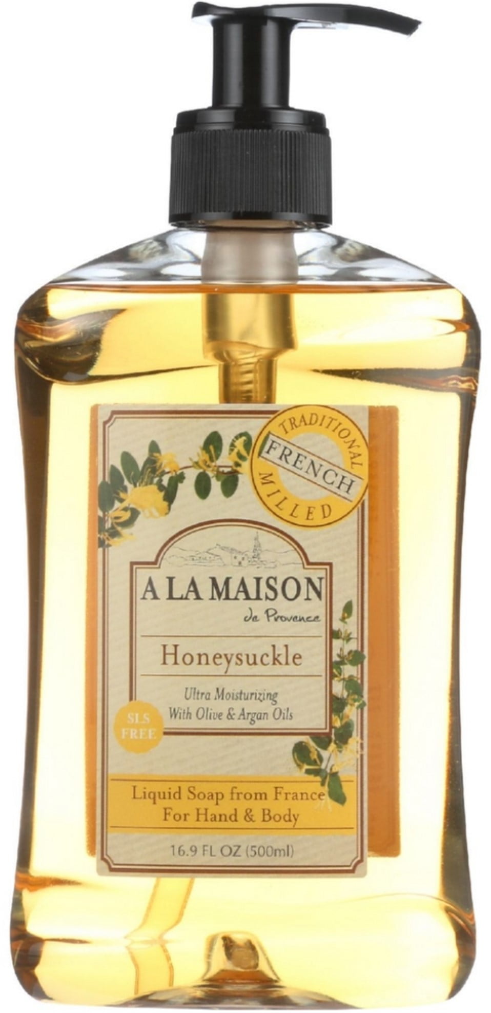 A LA MAISON French Liquid Soap, Honeysuckle 16.90 oz (Pack of 2)