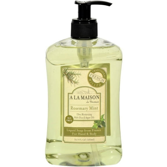 A LA MAISON French Liquid Soap, Rosemary Mint 16.90 oz - (Pack of 2)