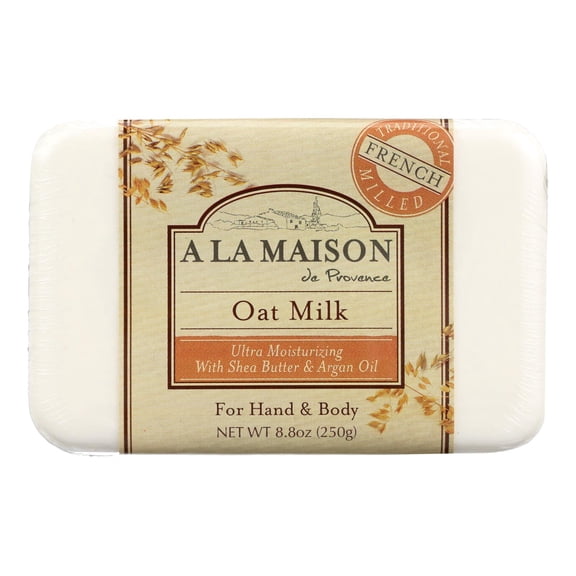 A La Maison Bar Soap Oat Milk 8.8 OZ