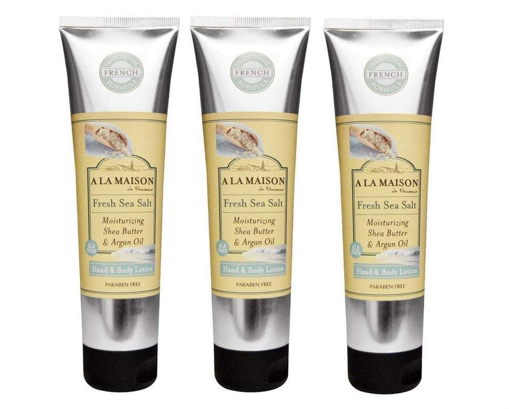 A LA MAISON Fresh Sea Salt Lotion for Dry Skin Natural Hand and Body