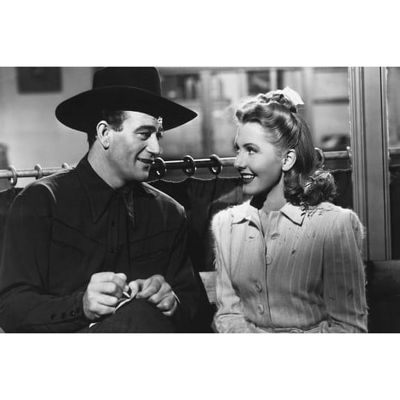 A LADY TAKES A CHANCE 24X36 POSTER JOHN WAYNE JEAN ARTHUR