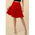 thumbnail image 1 of A LINE FLARED KNEE LENGTH MIDI SKIRT, 1 of 23