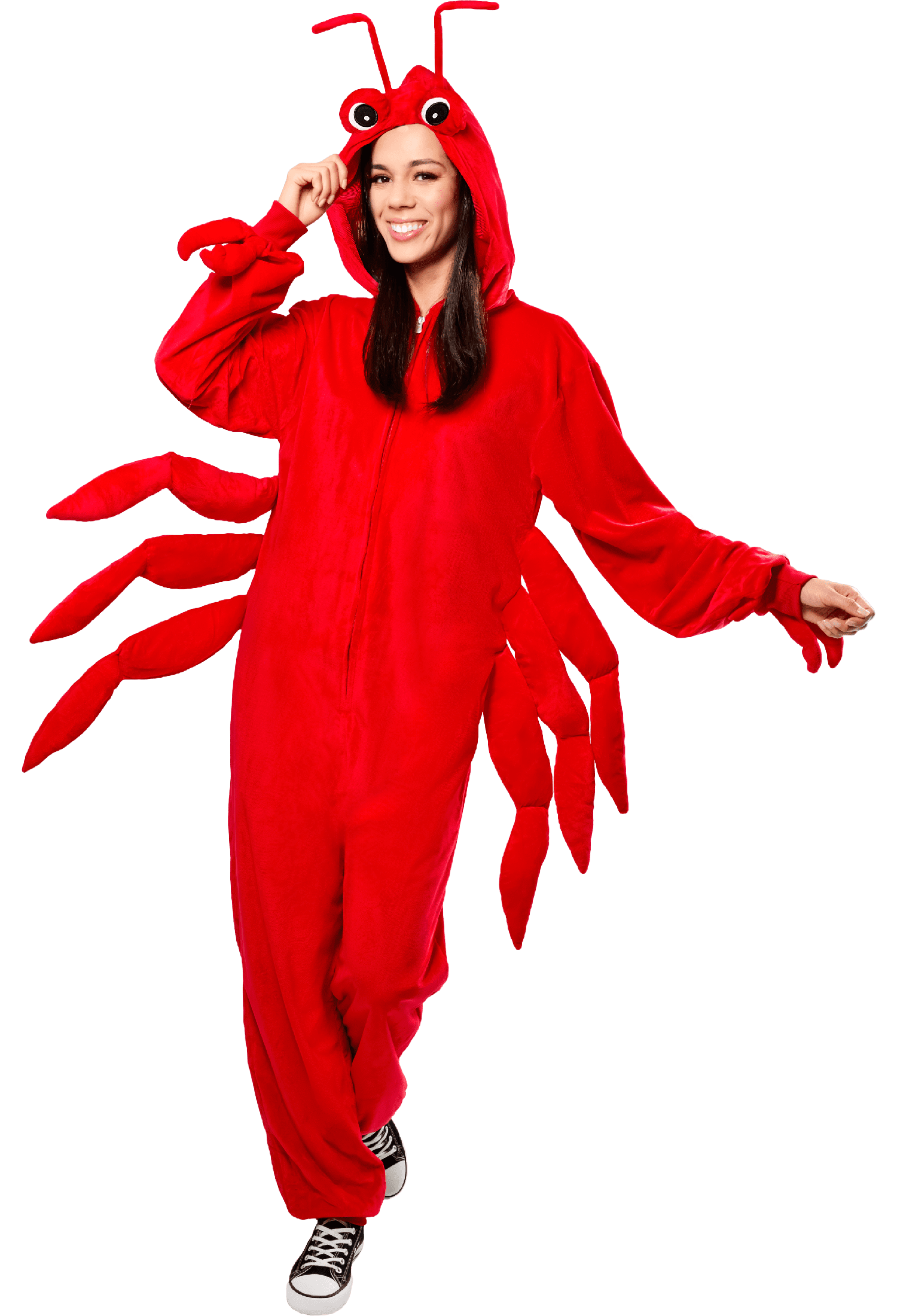 Lobster Jumpsuit Halloween Costume for Adults, Adult Size L (36/42), by Way to Celebrate