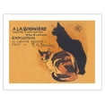 thumbnail image 1 of A La Bodiniere - Works Drawings Paintings of T. A. Steinlen - Vintage Exhibition Poster by Théophile Alexandre Steinlen c.1894 - Bamboo Fine Art 290gsm Paper (Unframed) 17x22in, 1 of 4