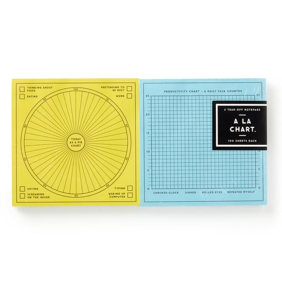 A La Chart Notepad Set of 2 (Paperback)