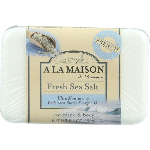 A La Maison Bar Soap - Fresh Sea Salt - 8.8 Oz