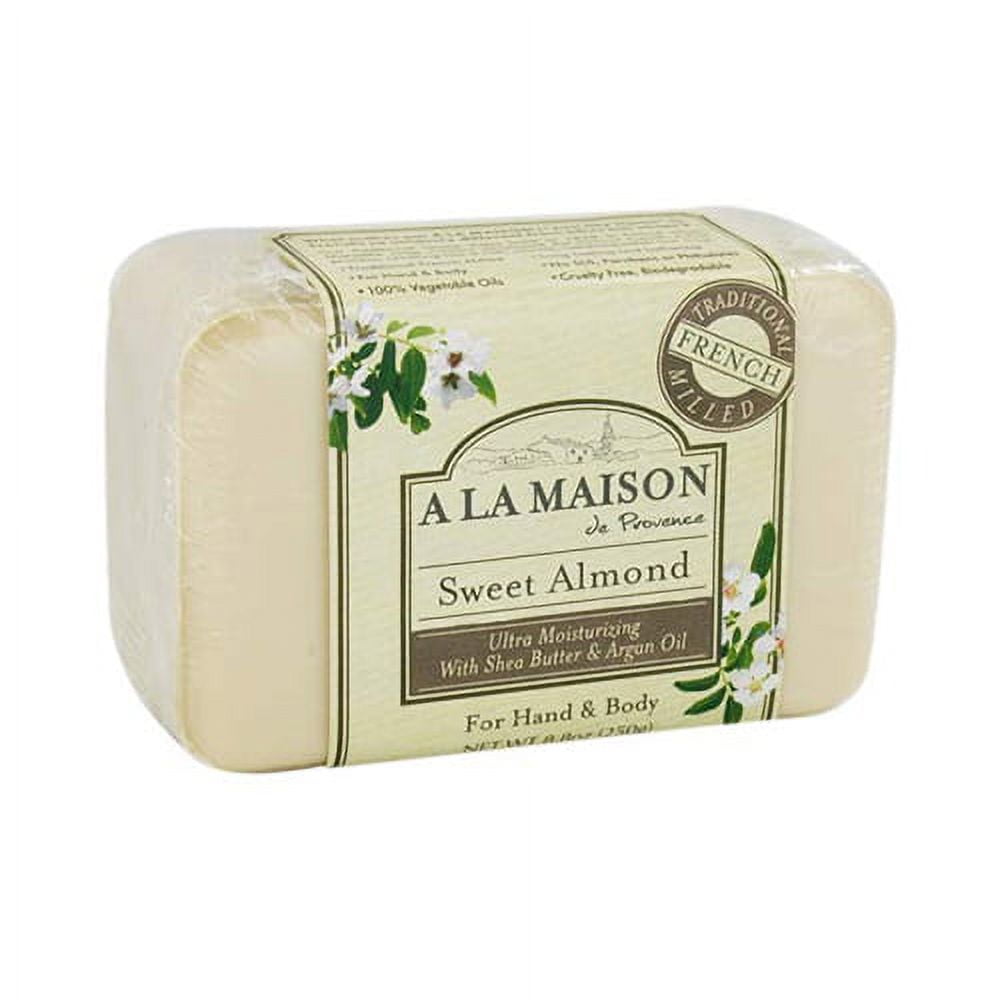 A La Maison Bar So ap Sweet Almond - 8.8 oz Bar So ap