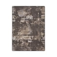 thumbnail image 1 of A La Mode 3'10" x 5'4" Area Rug In Color Chocolate-Color:Chocolate,Material:Nylon, 1 of 2