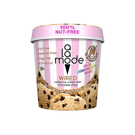 A La Mode Allergen (Nut, Sesame & Egg) Free Wired Ice Cream Pints, 6 Ct.