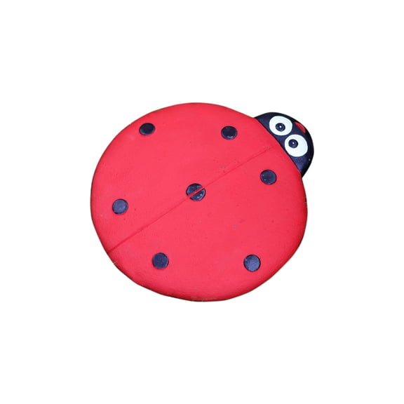A Ladybug Design Outdoor Stepping Stone Garden Foot Pedal For Pathway Lawn Decor