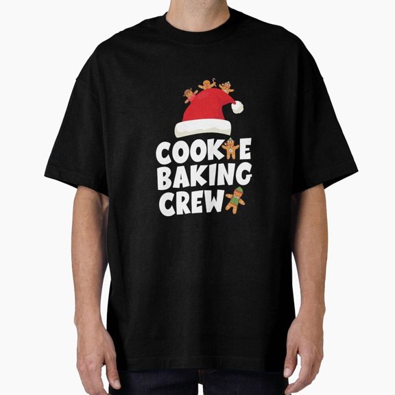 A Large Funny Design For The Holiday Cookie Baking Crew Unisex T-Shirt, up to Size 5XL