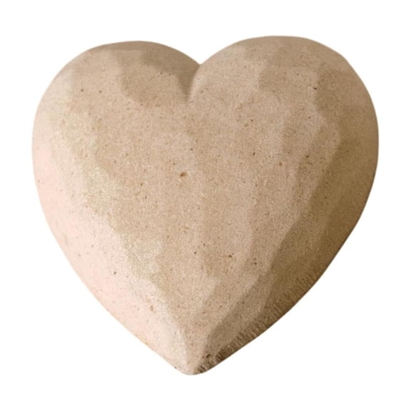 A Large Heart Unfinished Wooden Blank For Diy Painting Home Desktop Decoration 5X5 Inch