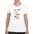 thumbnail image 1 of A Lazuli Finch T-Shirt Women -John James Audubon Designs, Female XX-Large, 1 of 4