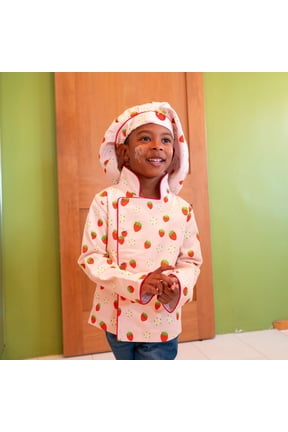 Strawberry Shortcake Chef Child Jacket Dress Up
