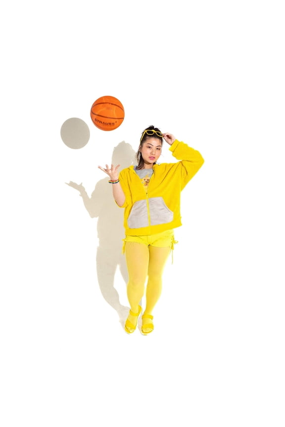 x Teletubbies Premium Adult Laa-Laa Zip Up Hoodie