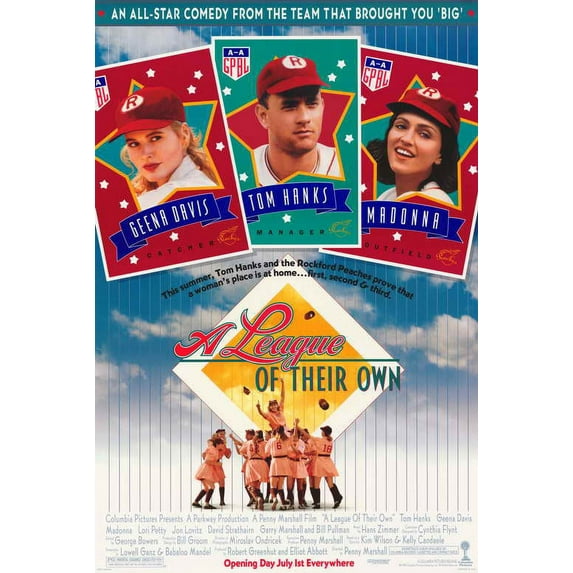 A League of Their Own Movie POSTER 11 x 17 Style A