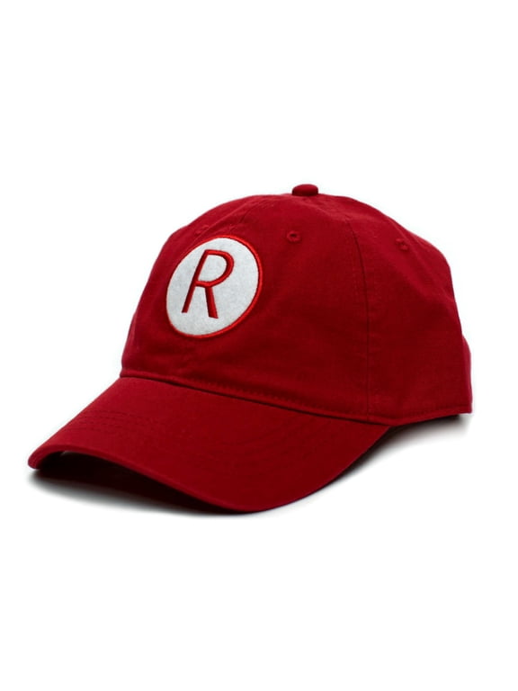 A League of Their Own Rockford Peaches R Baseball Movie Cap Hat Red Circle R