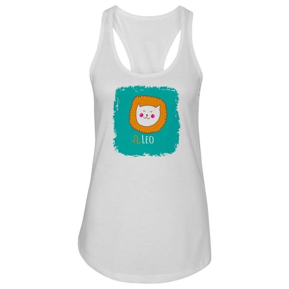A Leo Sign Tank Women -Image by Shutterstock, Female Large